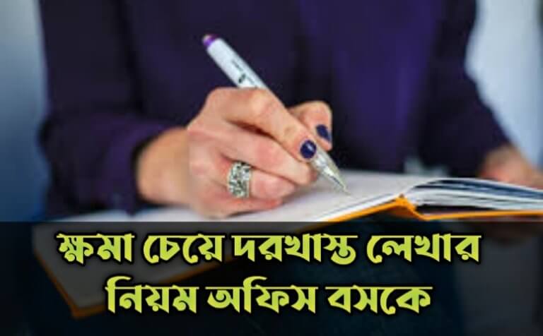 ক্ষমা চেয়ে দরখাস্ত
