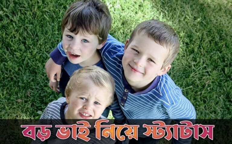বড় ভাই নিয়ে স্ট্যাটাস ও ক্যাপশন