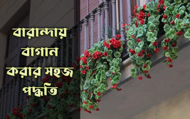 বারান্দায় বাগান করার সহজ পদ্ধতি